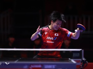 初出場の16歳松島輝空に注がれる熱視線　WTT公式も台湾相手の激闘に注目「経験豊富な荘智淵に大勝利」【世界卓球】 画像