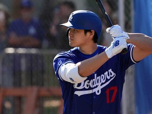 【MLB】「またも全打席出塁」大谷翔平、追撃の口火切る適時打　2安打1打点1四球で仕上がり順調 画像