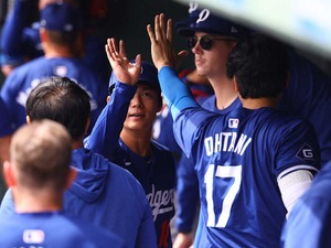 【MLB】大谷翔平と山本由伸の同時出場に「ファン絶叫」と米メディア　ド軍同僚からは「メンバー表を保存しておきたい」という声も 画像