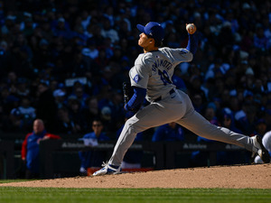 【MLB】初勝利の山本由伸、投球分析家が指摘の“変化”　悪夢のデビュー戦からの修正点に言及「グローブの位置が……」 画像