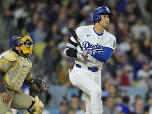 【MLB】大谷翔平、松井裕樹からメジャートップ“10本目”の二塁打で猛打賞　「打率.358」に急上昇 画像