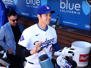 【MLB】大谷翔平「2番DH」先発のパドレス戦が悪天候のため遅延　松井秀喜超えのメジャー通算176号が目前 画像