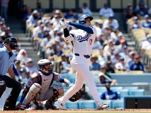 【MLB】「日本選手が放った832本中の21％」大谷翔平、“ゴジラ超え”の通算176号に球団公式が反応　「見ごたえがある」 画像