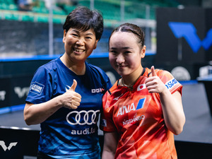 伊藤美誠、60歳レジェンド相手の完勝劇に「すごく良かった」　仏19歳とのリベンジマッチは「絶対に勝ちたい気持ち」【WTTスターコンテンダー リュブリャナ】 画像