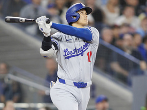 【MLB】大谷翔平「1番DH」スタメン　“8戦7発”となる24号アーチで12年ぶりの三冠王に迫れるか 画像
