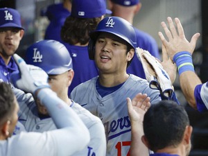 【MLB】大谷翔平は申告敬遠も俊足で魅せる　ドジャース打線が延長11回に5連打の猛攻で一挙7点、ジ軍投手陣を粉砕 画像