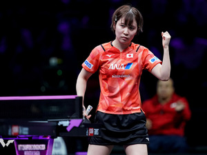 平野美宇、対戦決定の世界2位・王曼昱相手には「下克上を起こせるように準備したい」　パリ五輪を前に東京との違いにも言及【WTTチャンピオンズ 重慶】 画像