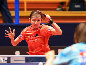 早田ひな、平野美宇との“黄金世代対決”をフルゲームの激闘で制す　張本智和との混合ダブルスは制覇、日本のエースが2冠に王手【WTTコンテンダー ザグレブ】 画像