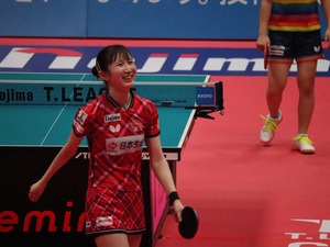早田ひな、横井咲桜相手に圧巻の2連勝でファイナルへ「準備していた」　指揮官もエースに賛辞「うちのセオリー通り」【Tリーグ】 画像