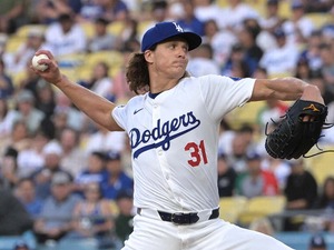 【MLB】負傷から復帰したド軍グラスノー「メカニクスが変だった」と反省　大谷翔平も快音響かず、チームの連勝は5でストップ 画像
