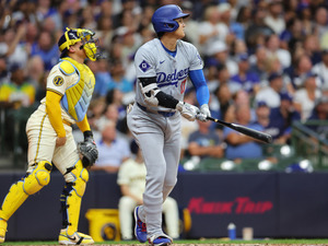 【MLB】大谷翔平、左翼への驚愕424フィート弾「信じられない」　復帰のベッツといきなり競演、36号でオズナを離し単独首位 画像