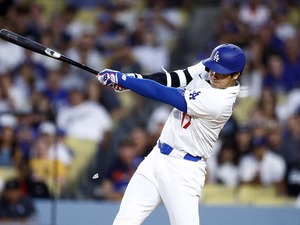 【MLB】大谷翔平、初回三振のスプリット攻略“176キロ”三塁打も……地元メディア複雑「盗塁のチャンスを失った」 画像