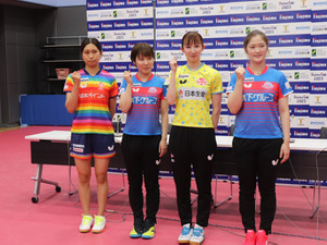 【Tリーグ】木原美悠、世界卓球後は「美味しい日本食」でリフレッシュ　逆転パリ行きへ「強い相手と戦うので頑張りたい」 画像