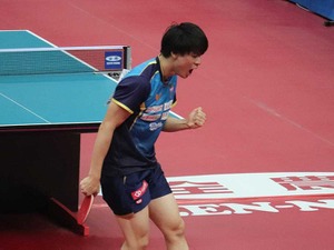 戸上隼輔、ライバル張本智和撃破で殊勲の優勝「技術的には負けなかった」　パリ五輪も“ほぼ確定”「この大会で決めたかった」【全農CUP大阪】 画像