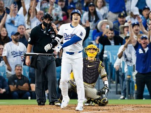【MLB】大谷翔平「1番DH」スタメン　世界一奪取へ38歳ダルビッシュと激突、2試合連続弾でド軍を地区シリーズ連勝に導くか 画像