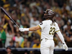 【MLB】パドレス、タティスJr.の“PS4号アーチ”で地区シリーズ突破へ王手　ドジャースは崖っぷち「祈りを捧げましょう」 画像