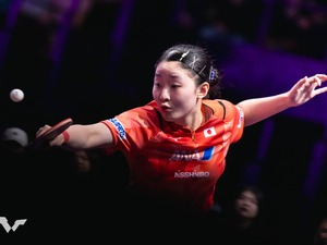 張本美和、世界9位撃破で優勝に前進も「向かっていく気持ち」　兄・智和やパリ五輪銀選手との練習に感謝「質の高いボール」【WTTチャンピオンズモンペリエ】 画像