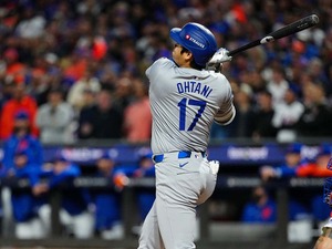 【MLB】大谷翔平「1番DH」スタメン　今季開花の15勝ルーキー右腕から“WS初アーチ”で世界一奪取なるか、運命の第4戦 画像