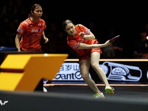 「カットマンでもやれる」世界1位＆3位撃破の佐藤瞳、橋本帆乃香ペアが明かした想い　中国ペア下して証明した存在価値【WTTファイナルズ福岡】 画像