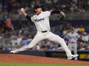 大谷翔平に歴史的50号献上、ヤクルトが前マーリンズの29歳右腕獲得　守護神候補が意気込み「勝利に貢献できるように全力を尽くす」 画像