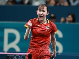 早田ひな、エースが見せた衝撃の張本美和＆大藤沙月撃破　大一番で発揮された24歳の“凄み”、新たな姿で歩むロス五輪への道のり 画像