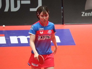 平野美宇、カットマン佐藤瞳に敗れシングルス連勝は「14」でストップ　開幕から全勝キープも“不敗神話”崩れる【Tリーグ】 画像