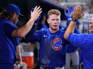 【MLB】開幕戦で来日予定、カブス22歳の“超俊足”に公式驚愕「地球上でもっとも速い人間かも」　ワイルドピッチで二塁から生還 画像