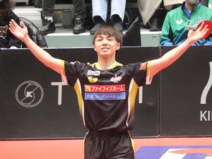 T.T彩たまが見せる快進撃　松島輝空撃破の木造勇人は「来る想定をしていた」指揮官は琉球との首位争いに「素直に嬉しい」【Tリーグ】 画像