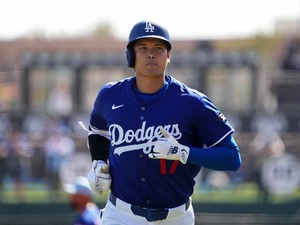 【MLB】大谷翔平の“弾丸二塁打”にバドワイザー公式も反応「我々のビールに合う音だね」　今キャンプメジャー最速191キロを記録 画像
