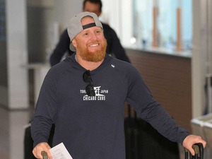 【MLB】「日本の“おもてなし”が発動している！」来日したベテラン野手が感謝、“カブス仕様”の浴衣にファン熱視線 画像