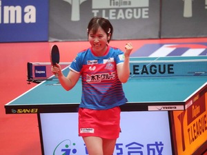 KA神奈川が2年ぶりファイナル制覇　平野美宇は“促進ルール”も佐藤瞳にストレート　木原美悠は大藤沙月に大逆転勝利【Tリーグ】 画像