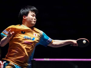 松島輝空、8強入りの第4シードにかかる優勝争いへの期待　17歳に敗戦の中国選手は「サービスとレシーブに苦しんだ」【WTTスターコンテンダー太原】 画像