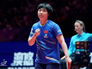 次世代サウスポーが振り返る伊藤美誠撃破「最後まで諦めない」　中国メディアは飛躍の世界7位を評価「新たな時代の主力」【ITTF男女ワールドカップ】 画像