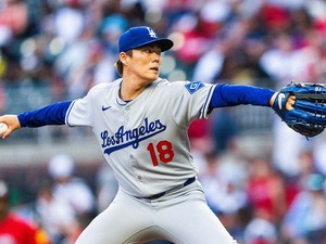 【MLB】山本由伸、全91球の公式投球データ詳細　高低の揺さぶりでゴロ量産、ハードヒットは4球のみ【5月3日ブレーブス戦】 画像