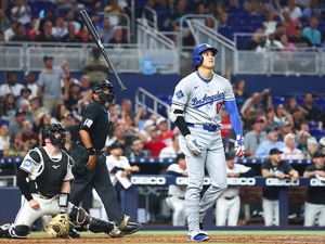 【MLB】大谷翔平、劣勢から値千金の2試合連発“175キロ”同点10号アーチ　米メディア興奮の一撃「マイアミの街を支配した」 画像