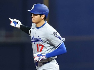 【MLB】「まさにロケット」大谷翔平、終了間際の11号“高速弾”に実況感嘆　181キロで右中間スタンドへ2試合ぶりアーチ 画像