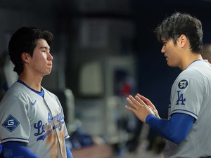 【MLB】大谷翔平も賛辞を贈る韓国26歳の奮闘「本当に素晴らしい」　ロバーツ監督も献身性を評価「キム・へソンのことが大好き」 画像