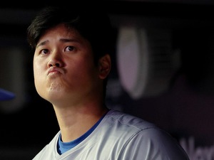 【MLB】大谷翔平から三振を奪ったのは……まさかの捕手　本人は“記念球”を保管し安堵「打球が飛んで来たら、俺は死んでいたよ」 画像