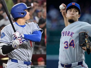 【MLB】大谷翔平、驚異の「1.43」千賀滉大と今季初対戦　ナ・リーグ本塁打王＆最優秀防御率争いの両者が注目マッチアップ 画像
