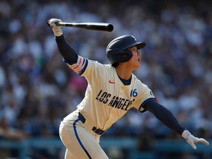 【MLB】キム・へソン、ベッツ骨折の穴埋める値千金2号でアピール成功　遊撃守備でも圧巻ダブルプレー成立に賛辞「信じられない」 画像