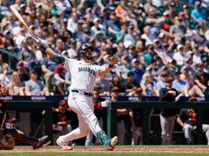 【MLB】マリナーズ正捕手ローリー、両リーグ単独トップ24号でジャッジに3本差　米記者注目の史上最速ペース「シーズン最初の61試合で……」 画像