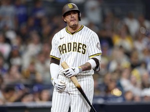 【MLB】“ブチ切れ”マチャドがドアップに……ストライク判定で詰められる「審判カメラ」が迫力満点　米記者「今シーズン最高の瞬間だ」 画像