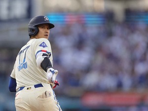 【MLB】「ショウヘイの今夜2本目」大谷翔平、右中間へ驚愕の“163キロ25号”　今季3度目マルチ本塁打に公式脱帽 画像