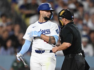 【MLB】3試合で5死球……ドジャースとパドレスのライバル対決が過熱 大谷翔平も当てられ、同僚パヘス「イラっとした」 画像