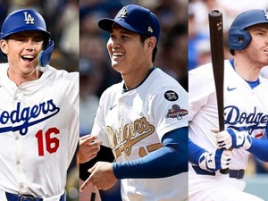 【MLB】ナ・リーグ最多得票の大谷翔平に続いたドジャース勢　首位打者スミスは「球界屈指の攻撃力」フリーマンも「好調を維持」 画像