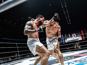【超RIZIN.4】元ベラトール王者・ピットブルが顔面血染め……野村駿太が正拳突きで制し、王者サトシと9月名古屋大会で激突 画像