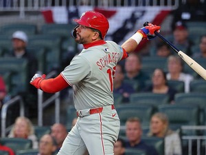 【MLB】シュワーバー“球団史上最速”の今季37号アーチ、大谷翔平に1本差肉薄　月間12発で「ハードヒット率」が全打者トップに 画像