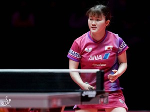 快勝の大藤沙月、日本初開催の大舞台は「一番楽しい大会」　上位進出期待も「一戦ずつ頑張りたい」【WTTチャンピオンズ横浜】 画像