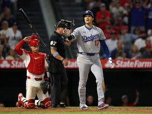 【MLB】大谷翔平、最終回に4試合連発“185キロ”勝ち越し43号アーチ　抑えジャンセンを粉砕 画像