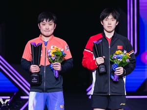 張本智和に衝撃敗戦の世界王者・王楚欽は「肉体的にも精神的にも疲弊していた」　次戦の“出場回避”を現地メディアが説明 画像